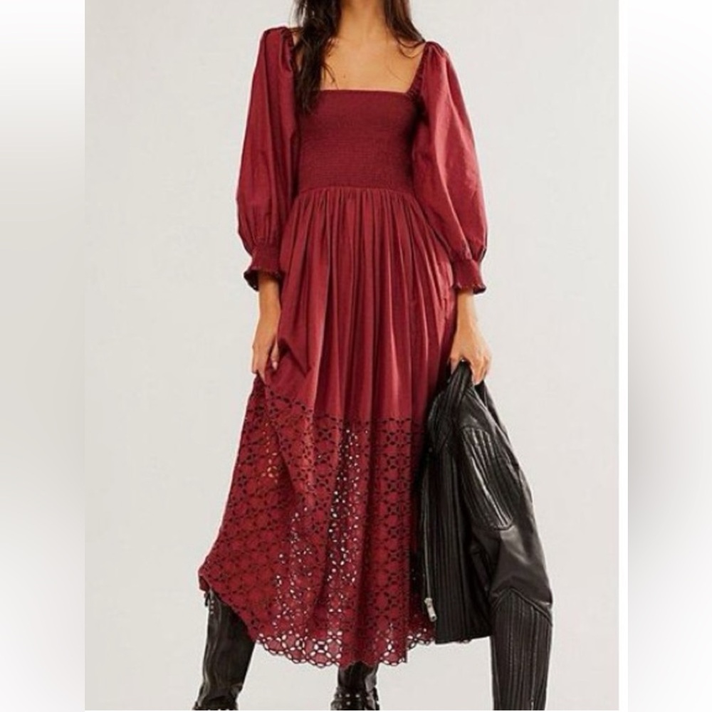 Free People Eyelet Dress